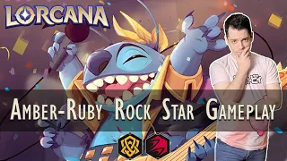 Rapunzel is a Rock Star - Ruby/Amber - Lorcana Deck Tech and  Gameplay