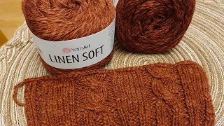 Yarnart Linen Soft. Зразок