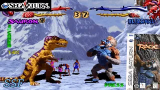 Primal Rage (1995) SEGA Saturn Gameplay in HD (SSF)