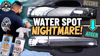 Get Rid Of Stain Spots Left By Hard Water Using These Water Spot Eliminating Tips! - Chemical Guys