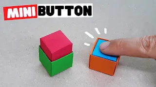 MAKING MINI BUTTON FROM PAPER - ( How to Make a Origami Button )