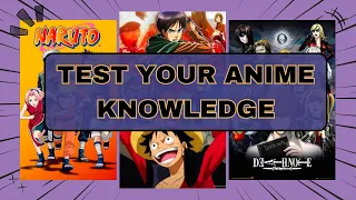 Anime Quiz | Ultimate Anime Quiz 20 Anime Questions #1