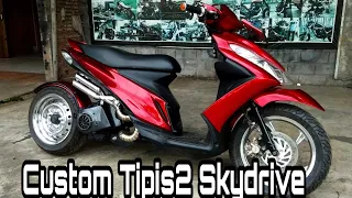 Skydrive modifikasi tipis ALa Ruckus