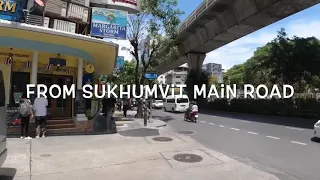 Walking Sukhumvit Soi 13 Daytime Bangkok || Street foods ,  Thai massage shop , Exchage money , Bar