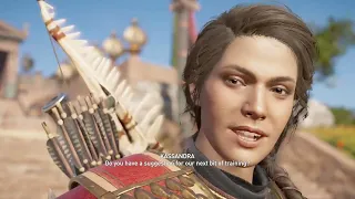 Assassin Creed odyssey  Kassandra flirting scene