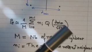 QPSK Nearest Neighbor Approximation error probability (3 of inf)