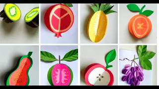 Amazing Paper Craft Ideas| How to Make Fruits using Paper