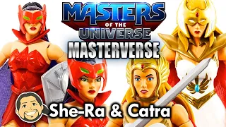 Masters of the Universe Masterverse She-Ra and Catra | Princess of Power Masterverse -Mega Jay Retro