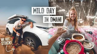 We Crossed the Desert in OMAN! Off-roading + Lunch with Bedouin Family 🇴🇲