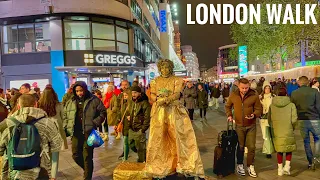 3 Hours of London Christmas Walk | The Best of London Christmas Compilation [4K HDR]