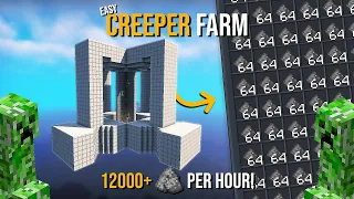 Minecraft BEST Creeper Farm 1.19.4 - New Update - 12000+ PER HOUR!