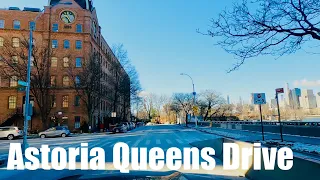 New York City Driving-Vernon Blvd in Astoria and Long Island City of Queens 01212024 HDR 4K