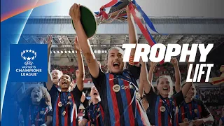 TROPHY CELEBRATIONS | Barcelona Lift The UWCL For The Second Time