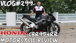 Vlog#299 Honda CBR954RR Motorcycle Review Singapore