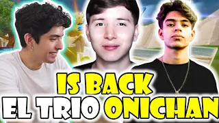 REGRESA EL TRIO ONICHAN🔥PGOD, JELTY Y ALLIEGE JUEGAN FORTNITE OG🤣MOMENTOS DIVERTIDOS