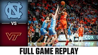 North Carolina vs. Virginia Tech Full Game Replay | 2022-23 ACC Men’s Basketball