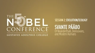 Svante Pääbo at Nobel Conference 50