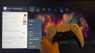 PS5: How to Resize Internet Web Browser Tutorial! (2021)