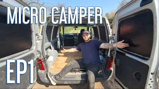 TURNING MY VAN INTO A MICRO CAMPER |PEUGEOT PARTNER