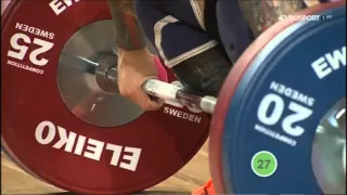 2016 European Weightlifting 56 kg