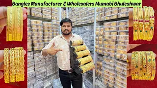 Bangles Manufacture & Wholesalers Mumbai Bhuleshwar |Bangles Wholesale Market Gold plated Bangles