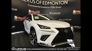 White 2019 Lexus NX 300 F Sport Series 3 Review - West Edmonton, AB