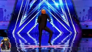 Dancing Pumpkin Man Full Performance & Judges Comments | America's Got Talent 2017 Auditions Week 3