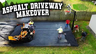 Asphalt Driveway Makeover: Start to Finish