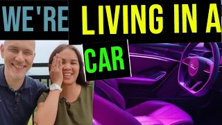 LIVING IN A CAR  Our New Tiny Home   - Van life Beginners