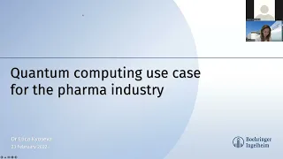 Quantum computing use cases for the pharma industry [QCT21/22, Seminar #5]