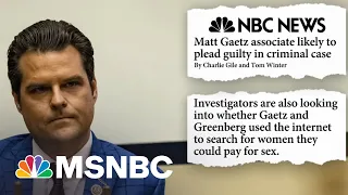 Matt Gaetz Associate Joel Greenberg Likely To Plead Guilty | The ReidOut | MSNBC