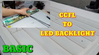 HOW TO CONVERT LCD TV CCFL TO LED BACKLIGHT