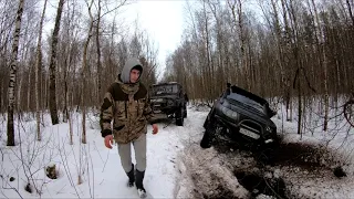 Зимний off-road / Проблемы на военной дороге