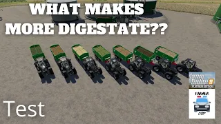 WHAT MAKES MORE DIGESTATE? - Farming Simulator 19 Test Video