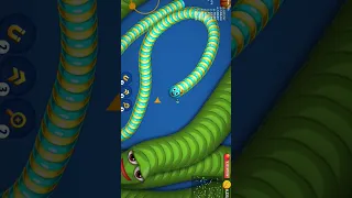 🐍WormsZone.io ❤001 Slither Snake Top01 /Best World Record Snake Epic cacing WormsZoneio #15