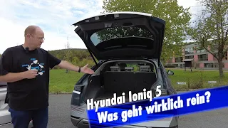 Hyundai Ioniq 5 vs Ford Mondeo Kombi - was geht wirklich in den Kofferraum des Ioniq 5?