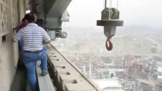 View from the top of Mecca clock tower