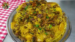 Cooking the Most famous and Creative Arabian meat and rice recipe! Delicious Maklooba Recipe