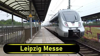 S-Bahn Station Leipzig Messe - Leipzig 🇩🇪 - Walkthrough 🚶