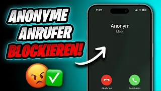 iPhone anonyme Anrufer blockieren ! 📲🚫 ENDLICH mit iOS 16 möglich 🔥