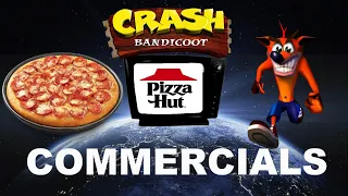 Crash Bandicoot Pizza Hut Commercials Tv Ads