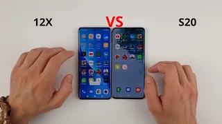 Xiaomi 12X vs S20 | SPEED TEST