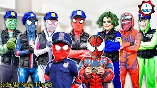 Venom đột nhập và tấn công cảnh sát Siêu Nhân Nhện - Tổng Hợp Video Hay Nhất|| Spider-Man Family