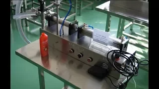 Oil filling semi automatic pneumatic liquid filler shampoo Perfume cosmetics  cream filling machine