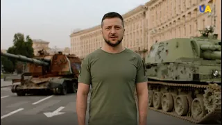 Ukrainian people and their courage inspired the world – Volodymyr Zelenskyy on Independence Day