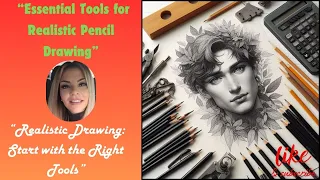 “Tool Guide for Realistic Pencil Drawing: From A to Z”