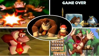 Evolution of Donkey Kong Deaths and Game Over Screens (1994-2022)