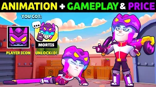 MUST WATCH! Brawl Stars Hockey Mortis Gameplay, Animation, Cost, Pin & Player Icon