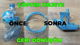 Pet Şişeden Objeye (pet şişeden filament) Kısım 1