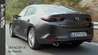 2020 Mazda 3 Skyactiv-X Sedan | Machine Grey | Driving, Interior